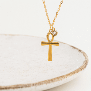 Bahr Key Of Life Necklace Gold Ankh