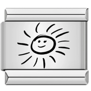 Bahr Italian Bracelet Happy Face Charm
