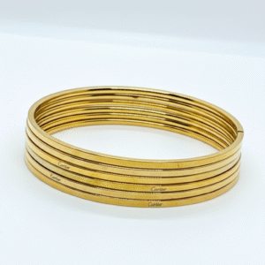 Bahr 6 Slim Cartier Bangles 6 Cm Gold Stainless