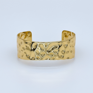 Bahr Textured Golden Bracelet