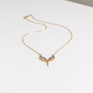 Bahr Phoenix Necklace – Gold Stainless Steel